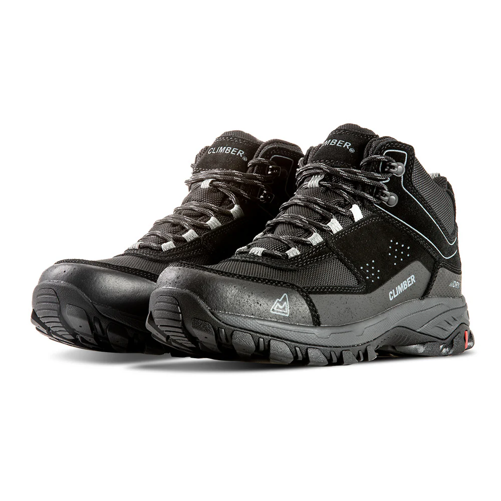 ZAPATILLA OUTDOOR IMPERMEABLE CLIMBER BAKER NEGRO HOMBRE