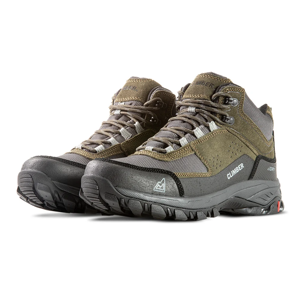 ZAPATILLA OUTDOOR IMPERMEABLE CLIMBER BAKER VERDE HOMBRE