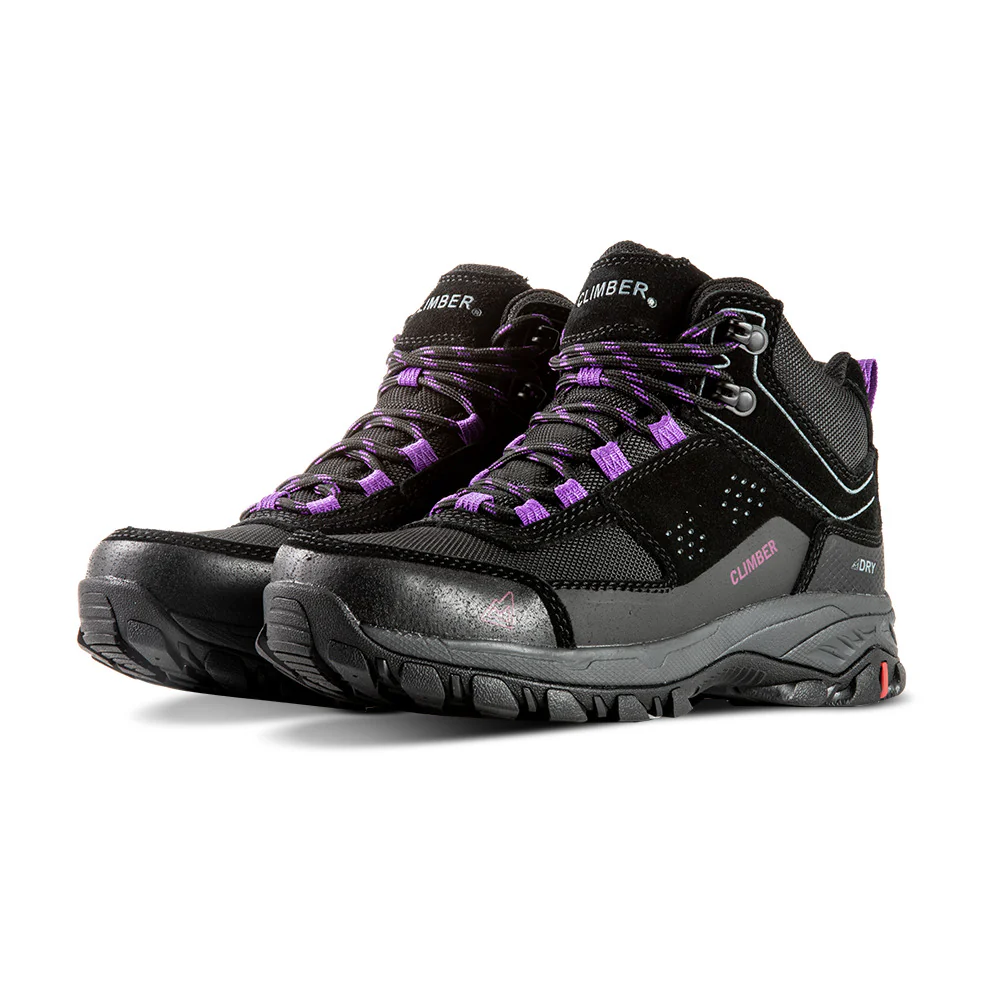 ZAPATILLA OUTDOOR IMPERMEABLE CLIMBER BAKER NEGRO MUJER