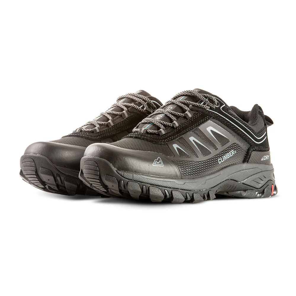ZAPATILLA OUTDOOR IMPERMEABLE CLIMBER DAVOS NEGRO HOMBRE
