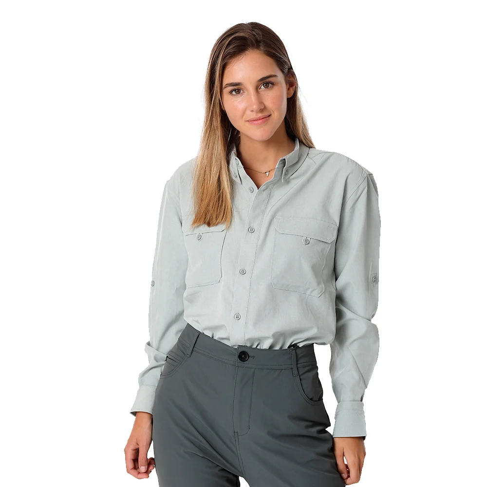 CAMISA ORYX SERENGUETI GRIS MUJER